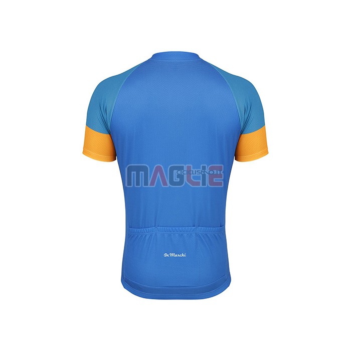 Maglia De Marchi Manica Corta 2021 Giallo Blu
